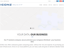 Tablet Screenshot of iconz.co.nz